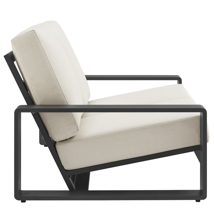 Lirienne Outdoor Patio Aluminum Loveseat
