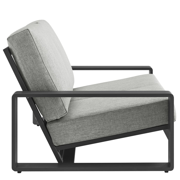 Lirienne Outdoor Patio Aluminum Loveseat