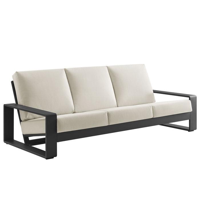 Lirienne Outdoor Patio Aluminum Sofa