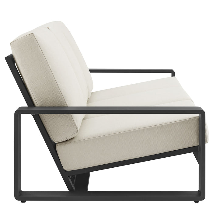 Lirienne Outdoor Patio Aluminum Sofa