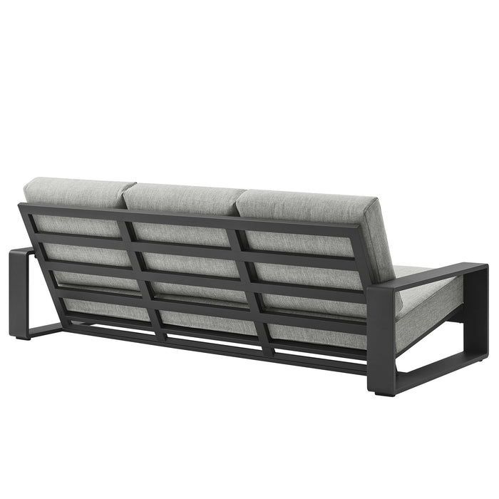 Lirienne Outdoor Patio Aluminum Sofa