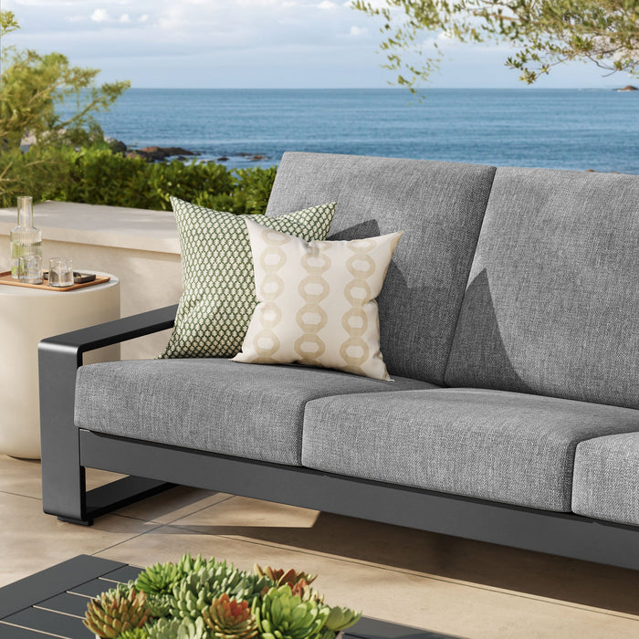 Lirienne Outdoor Patio Aluminum Sofa