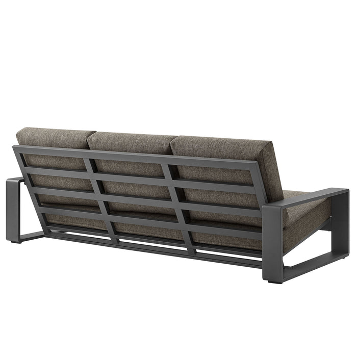 Lirienne Outdoor Patio Aluminum Sofa
