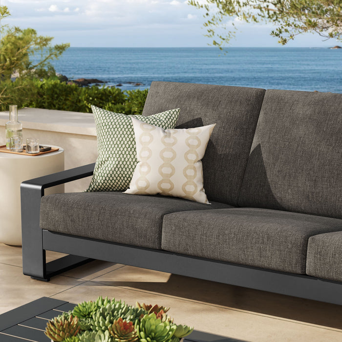 Lirienne Outdoor Patio Aluminum Sofa