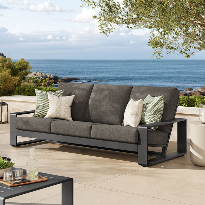 Lirienne Outdoor Patio Aluminum Sofa