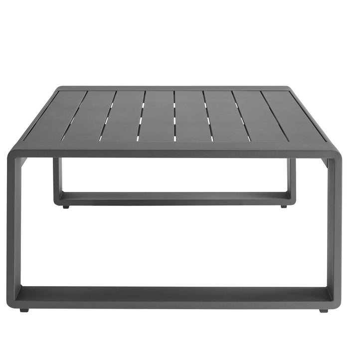 Lirienne Outdoor Patio Aluminum Coffee Table