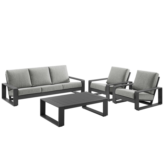 Lirienne 4-Piece Outdoor Patio Aluminum Furniture Set