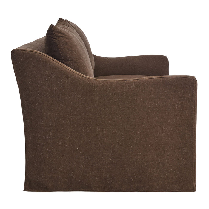 Somerset 70" Linen Blend Loveseat Cocoa