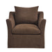 Somerset Linen Blend Armchair Cocoa