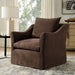 Somerset Linen Blend Armchair Cocoa