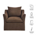 Somerset Linen Blend Armchair Cocoa
