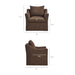 Somerset Linen Blend Armchair Cocoa