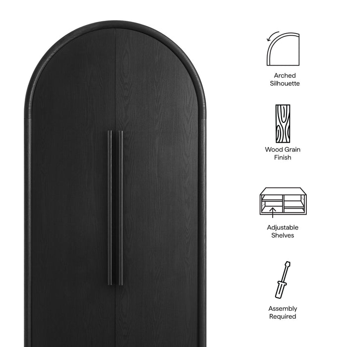 Bellamy Tall Arched Storage Cabinet