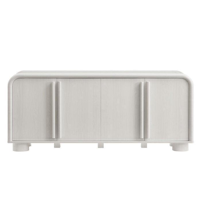 Bellamy Curved 4-Door Sideboard Cabinet