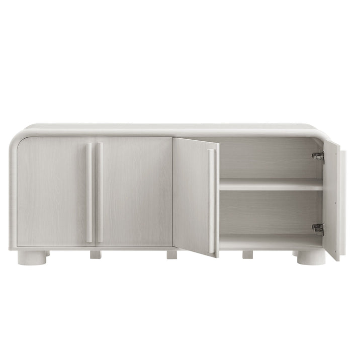 Bellamy Curved 4-Door Sideboard Cabinet