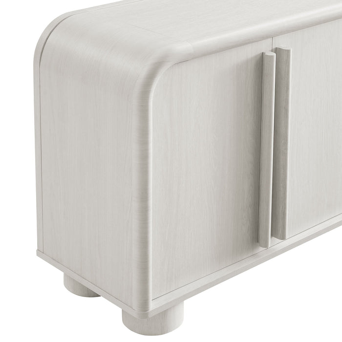 Bellamy Curved 4-Door Sideboard Cabinet