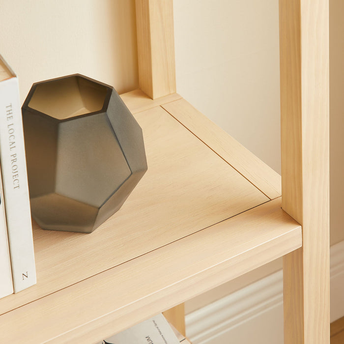 Vexley 72 Inch Tall Narrow Arched Bookshelf