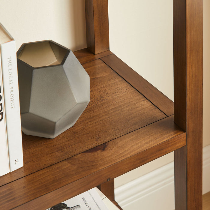 Vexley 72 Inch Tall Narrow Arched Bookshelf