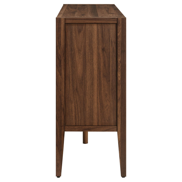 Modway Nell 72" Glass Door Sideboard Storage Display Cabinet - Dimensions