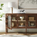 Modway Nell 72" Glass Door Sideboard Storage Display Cabinet - Lifestyle View