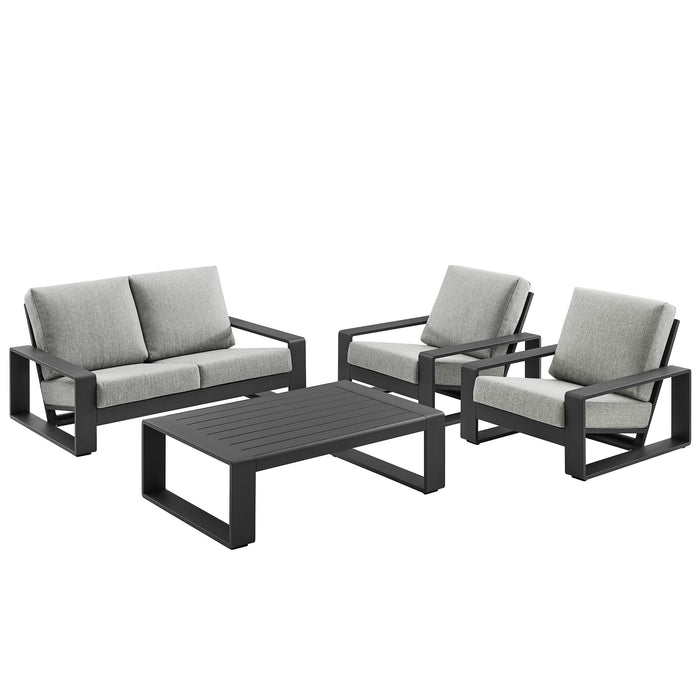 Lirienne 4-Piece Outdoor Patio Aluminum Furniture Set