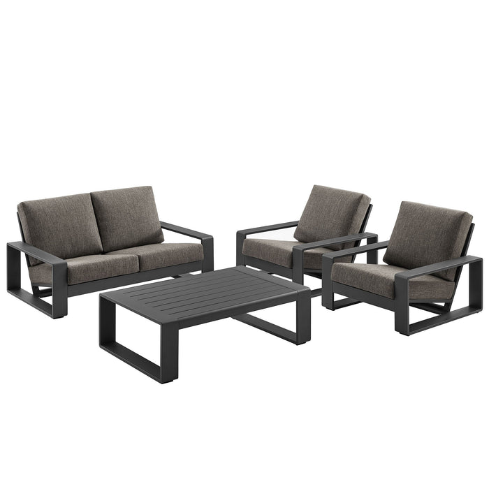 Lirienne 4-Piece Outdoor Patio Aluminum Furniture Set