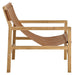 Modway Sonora Leather Sling Chair Living Room Furniture - Lifestyle View