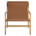 Modway Sonora Leather Sling Chair Living Room Furniture - Features