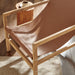 Modway Sonora Leather Sling Chair Living Room Furniture - Close-Up