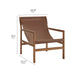 Modway Sonora Leather Sling Chair Living Room Furniture - View 12