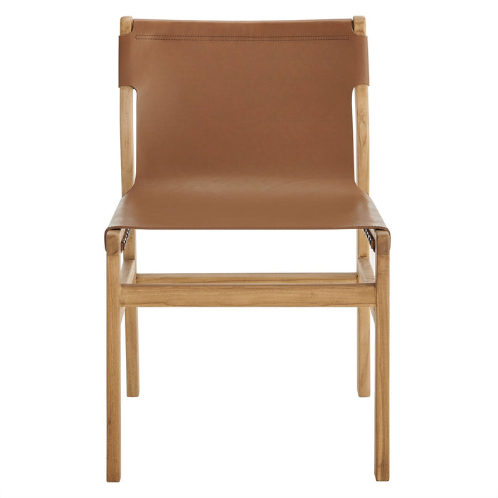 Modway Sonora Leather Dining Side Chair - Features