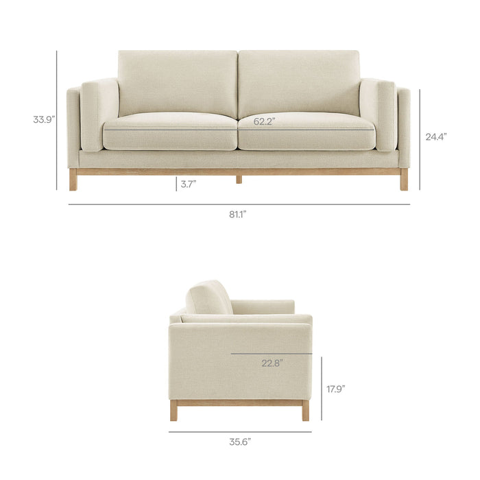 Roscoe 81 inch Upholstered Sofa