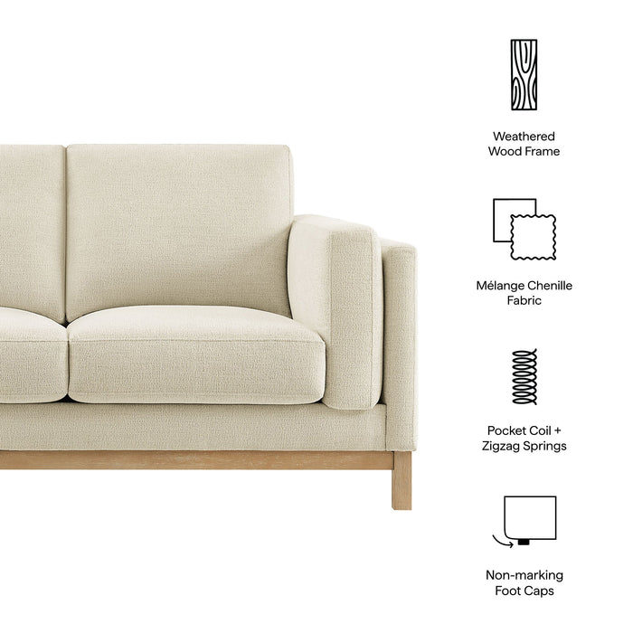 Modway Roscoe 63 inch Upholstered Loveseat Living Room Furniture - View 11