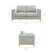 Modway Roscoe 63 inch Upholstered Loveseat Living Room Furniture - View 21