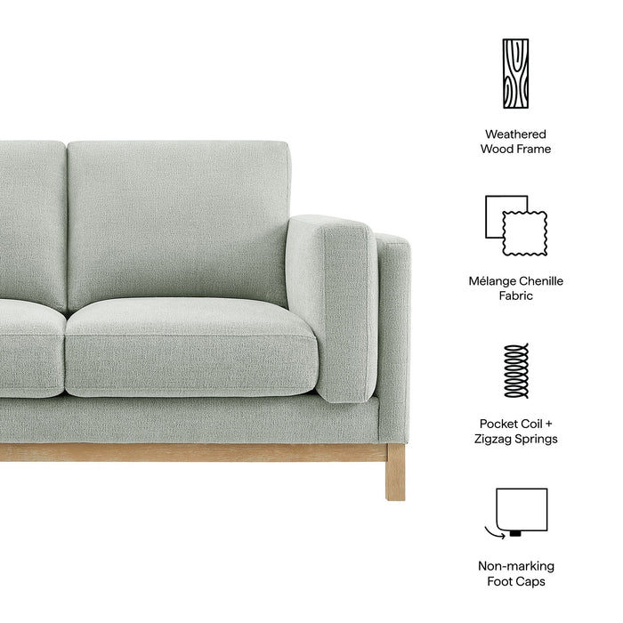 Modway Roscoe 63 inch Upholstered Loveseat Living Room Furniture - View 20