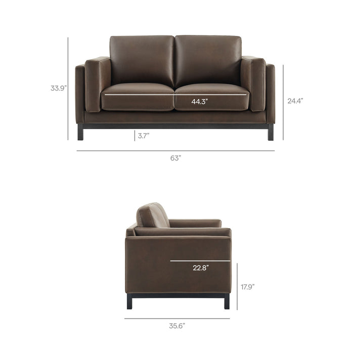 Modway Roscoe 63 inch Upholstered Loveseat Living Room Furniture - View 39