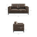 Modway Roscoe 63 inch Upholstered Loveseat Living Room Furniture - View 39