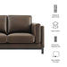 Modway Roscoe 63 inch Upholstered Loveseat Living Room Furniture - View 38