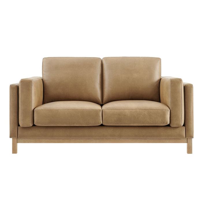 Modway Roscoe 63 inch Upholstered Loveseat Living Room Furniture - Installation View