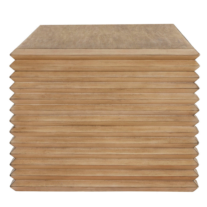 Canto Rectangular Stacked Design Coffee Table