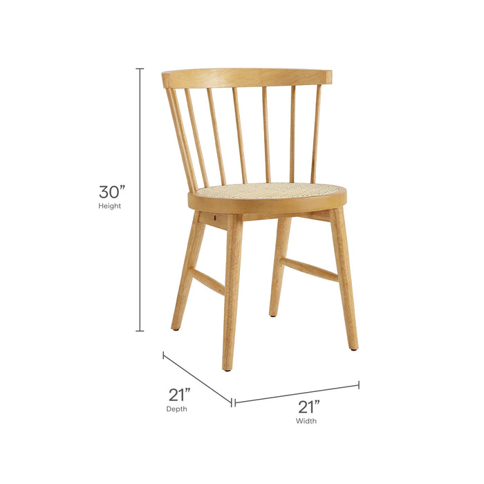 Lykke Curved Spindle Back Dining Chairs Set of 2