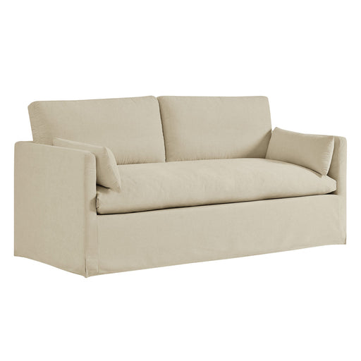 Wellfleet Slipcovered Linen-Blend Loveseat Linen