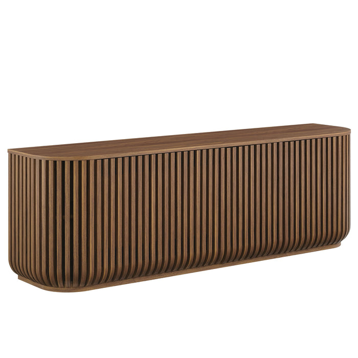 Fortitude 75" Curved Sideboard Storage Cabinet