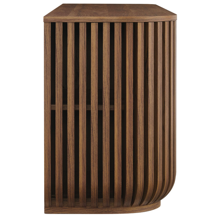 Fortitude 75" Curved Sideboard Storage Cabinet