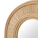 Modway Sovana Oval Rattan Wall Mirror Living Room Furniture - Features