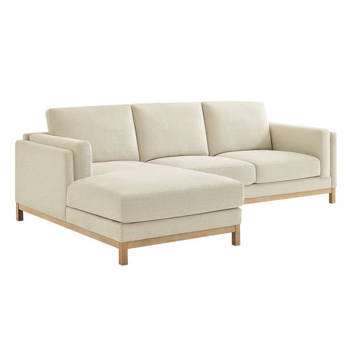 Modway Roscoe Left-Facing Upholstered Sectional Sofa with Chaise Living Room Furniture - View 31