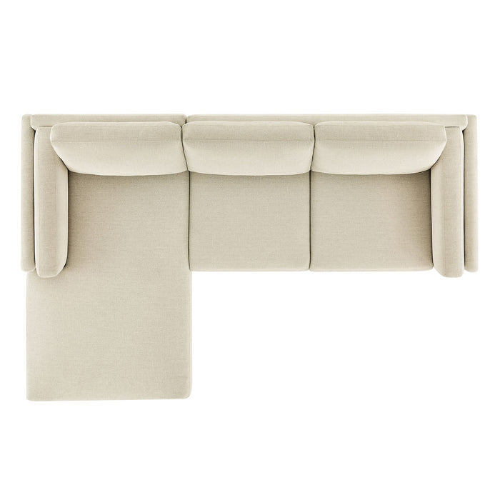 Roscoe Left-Facing Upholstered Sectional Sofa with Chaise