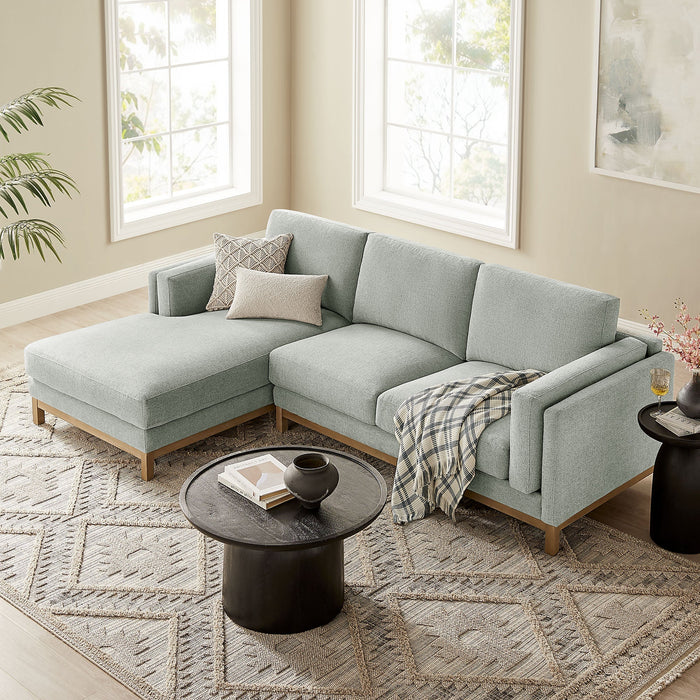 Roscoe Left-Facing Upholstered Sectional Sofa with Chaise