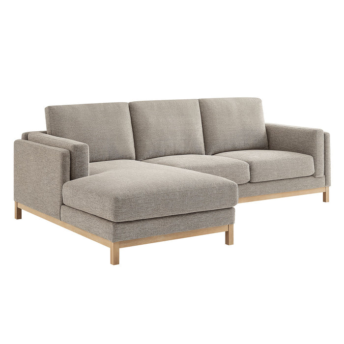 Roscoe Left-Facing Upholstered Sectional Sofa with Chaise