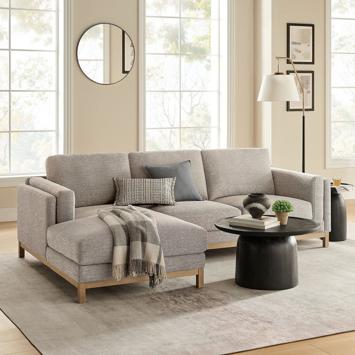 Roscoe Left-Facing Upholstered Sectional Sofa with Chaise